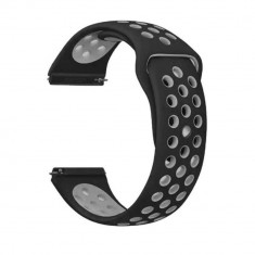 Curea silicon Tech-Protect Softband Apple Watch 1/2/3/4/5 (42/44mm) Black/Gray foto