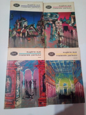 MISTERELE PARISULUI ~ EUGENE SUE ( 4 vol. ) foto
