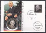 Germania 1992 - 25 de ani de la moartea dr. Konrad Adenauer, FDC NUMIS