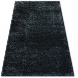 Covor Shaggy Narin P901 negru pepene, 120x170 cm, Dreptunghi, Polipropilena