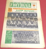 Revista FOTBAL - nr. 319 (05.07.1972) RAPID Bucuresti castiga Cupa Romaniei; U CLUJ campioana la juniori