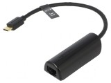 Adaptor USB-Fast Ethernet neagră