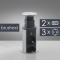 Distribuitor 3 prize camuflat &icirc;n mobilier, USB- metalizat-satinat Best CarHome
