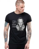 Tricou barbati negru - Dali - I want CASH - L, THEICONIC