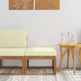 vidaXL Taburet pentru exterior Lemn Solid de Acacia natural 900449