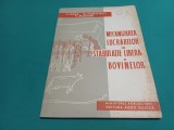MECANIZAREA LUCRĂRILOR &Icirc;N STABULAȚIE LIBERĂ A BOVINELOR / 1961 * 1 1 1