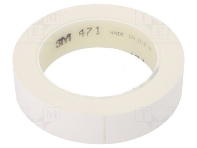 Bandă de Marcare Albă 33m x 25mm foto