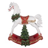 Cumpara ieftin Figurina Craciun Calut polirasina multicolora 32x12x39 cm