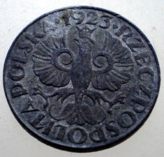 7.203 POLONIA WWII OCUPATIE GERMANA 20 GROSZY 1923 ZINC 1941-1944
