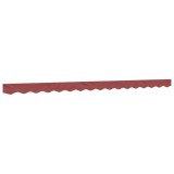 Cumpara ieftin Panza de rezerva fald copertina, visiniu 400 cm dungi
