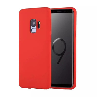 Husa Samsung Galaxy S9 Rosu Silicon Slim protectie Premium Carcasa foto