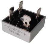 Punte redresoare 25A, patrat, aluminiu - 133031