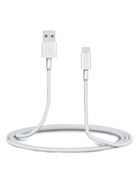 Cablu de incarcare si transfer date USB-A - USB-C 2m alb (517) foto