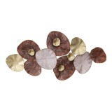 Cumpara ieftin Decoratiune de perete din metal Salie Pako World Auriu 120x59x7 cm