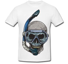 Tricou &amp;quot; Skeleton scuba diving &amp;quot; foto