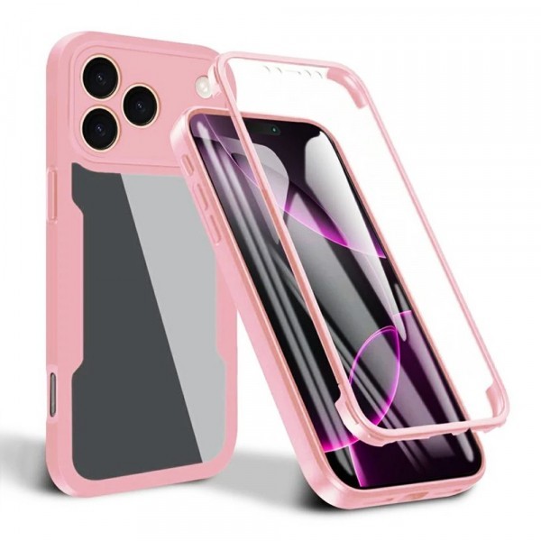 Husa pentru Apple iPhone 17 Pro Max, Techsuit, ColorVerse 360, Roz