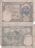 1941 ( 18 IV ) , 5 francs ( P-77b.10 ) - Algeria