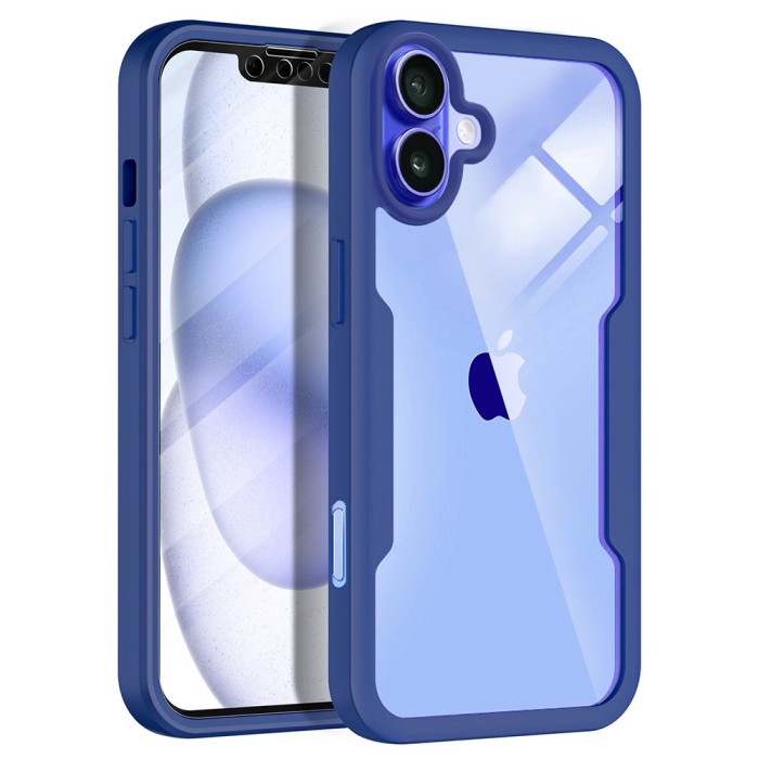 Husa 360&Atilde;&sbquo;&Acirc;&deg; iPhone 16 Techsuit ColorVerse, albastru