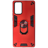 Toc TPU+PC Armor Ring Case Samsung Galaxy Note 20 Red