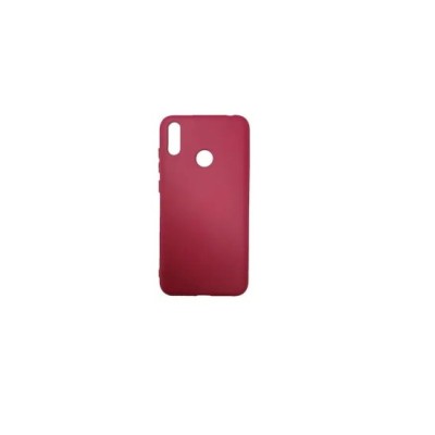 Husa silicon soft-touch compatibila cu Huawei Y6 2019 Visiniu foto