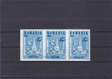 1960 Romania - EXIL SUMMIT CONFERINTA PARIS TRIPTIC ,MNH., Istorie, Nestampilat