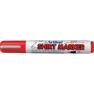 T-shirt Marker Artline, Corp Plastic, Varf Rotund 2.0mm - Rosu foto