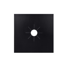 Set 4 folii de protectie reutilizabile pentru plita sau aragaz, Negru