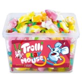 Set 75 Jeleuri de Fructe Trolli, Forma de Soricei, 1200 g