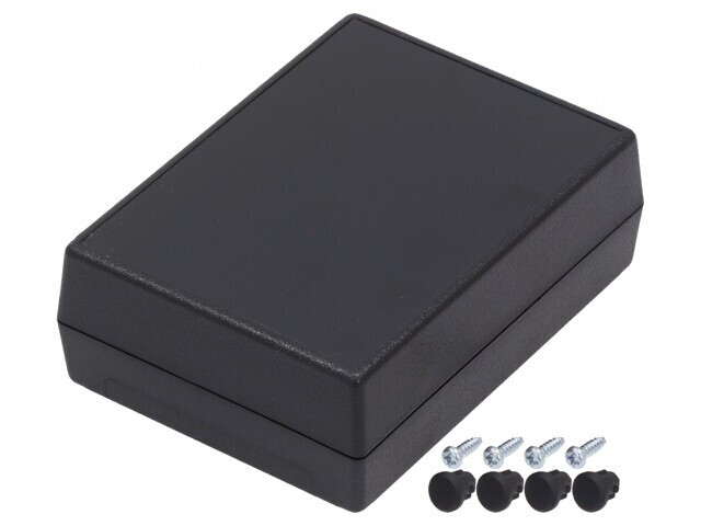Carcasă Universală ABS Neagră 82x111x38mm