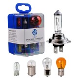 Set 5 becuri auto de rezerva, halogen, H7/P21/P21W/W5W/R5W, 24V