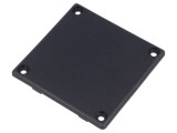 Capac de protectie FATH 80x80mm, Latime cant 10mm, Poliamida, Negru
