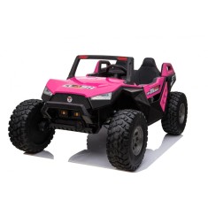 UTV electric copii BJX1928, tractiune 4x4, 300W putere, 24V, echipare PREMIUM, roz