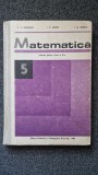 Matematica: Manual Clasa a V-a, Popovici, Ligor, Borca, Ed. Didactica si Pedagogica, 270 Pagini, 1994/1984, Romana