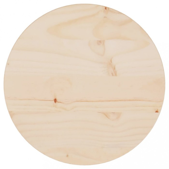 vidaXL Blat de masă, &Oslash;30x2,5 cm, lemn masiv de pin