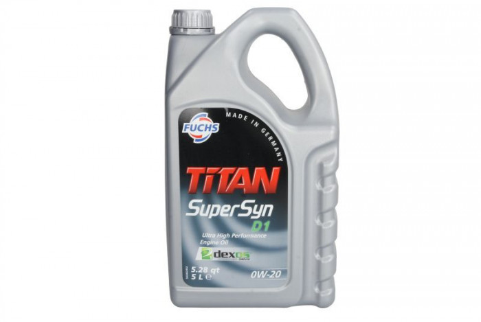 Engine oil TITAN (5L) 0W20 ;API ILSAC GF-5; SN PLUS; SN-RC; GM DEXOS1 GEN2