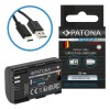 Acumulator Patona Platinum LP-E6 USB-C, 2250mAh, Canon EOS 5D, 6D, 7D, 80D, 90D, R6, 5DS, 7D Mark II