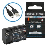 Cumpara ieftin Acumulator Patona Platinum LP-E6 USB-C, 2250mAh, Canon EOS 5D, 6D, 7D, 80D, 90D, R6, 5DS, 7D Mark II
