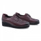 Pantofi Dama, Caspian, Cas-1095, Casual, Piele Naturala, bordo