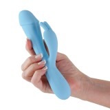 Vibrator Rabbit Obsessions - Scarlett, Bleu, 20 cm