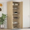 VidaXL Dulap pentru pantofi Maro 80 x 35.5 x 180 cm Lemn compozit 3333838
