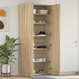 VidaXL Dulap pentru pantofi Stejar Sonoma 80x35,5x180 cm Lemn prelucrat