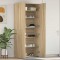 vidaXL Dulap pentru pantofi Maro 80 x 35.5 x 180 cm Lemn compozit 3333838
