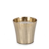 Cumpara ieftin Lumanare borcan aluminiu auriu Chisel &Oslash;11x10h