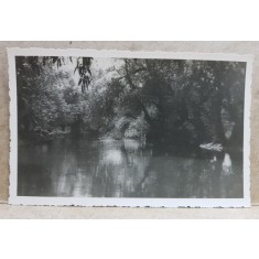 BALTILE BRAILEI , PEISAJ PE COROTISCA , FOTOGRAFIE TIP CARTE POSTALA , MONOCROMA, NECIRCULATA , DATATA 1 MAI 1934