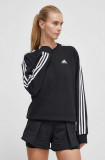 Adidas bluză femei, culoarea negru, cu model HZ5744