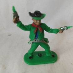 bnk jc Figurine de plastic - Jean Hoeffler - cowboy cu pistoale