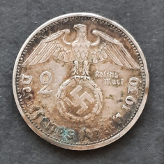 2 Reichsmark 1939, litera A, Germania - B 4345