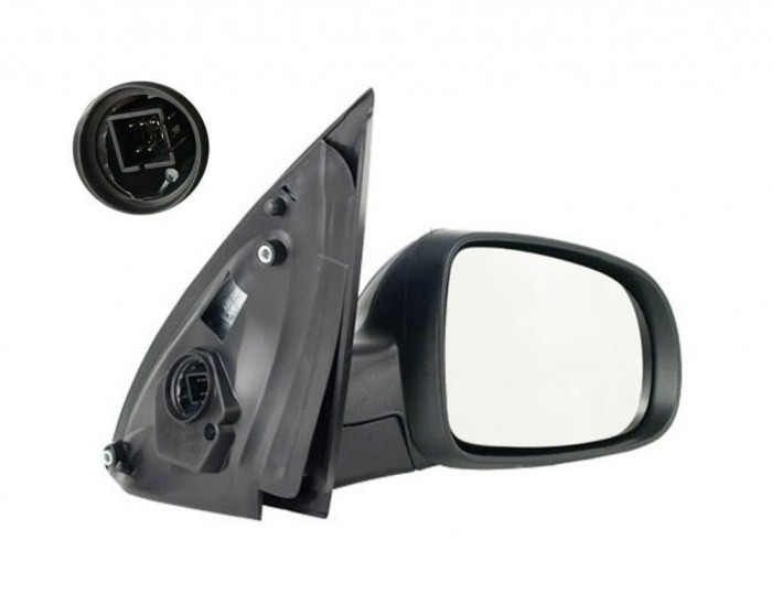 Oglinda exterioara Opel Corsa C, 07.2000-10.2003, Opel Corsa C, 07.2000-10.2003, Opel Corsa C, 10.2003-10.2010, partea Dreapta, culoare sticla crom,