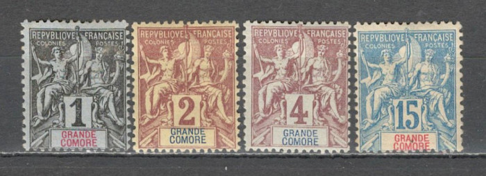 Comore/Grande Comore.1897 Alegorie 4 buc. MC.951