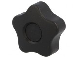 Buton Reglare Negru &Oslash;40mm M8